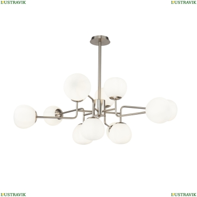 Люстра MOD221-PL-12-N ★Maytoni, 12 x 40Вт☀, Никель► — Купить▼