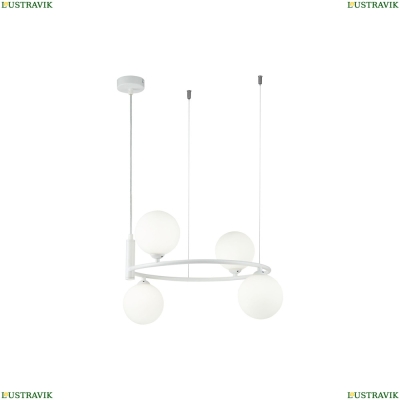 Люстра MOD013PL-04W ★Maytoni, 4 x 25Вт☀, Белый► — Купить▼