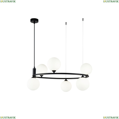 Люстра MOD013PL-06B ★Maytoni, 6 x 25Вт☀, Черный► — Купить▼