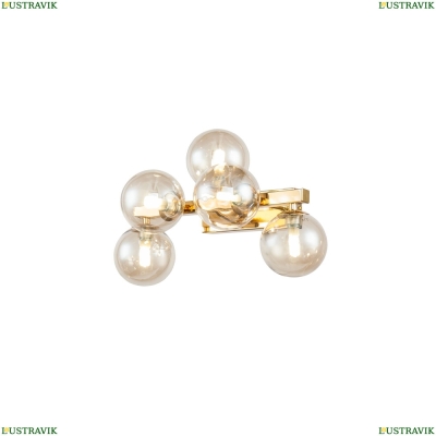 Люстра MOD547WL-05G ★Maytoni, 5 x 28Вт☀, Золото► — Купить▼