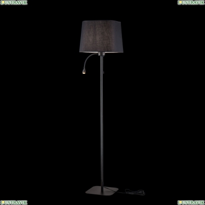 Торшер Z001FL-L3W-1B ★Maytoni, 1 x 60Вт☀, Черный► — Купить▼