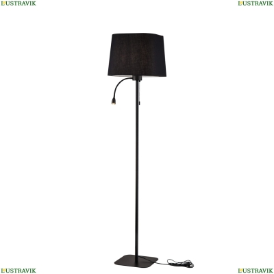 Торшер Z001FL-L3W-1B ★Maytoni, 1 x 60Вт☀, Черный► — Купить▼
