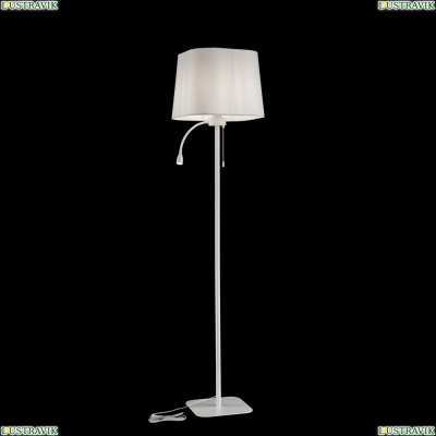 Торшер Z001FL-L3W-1W ★Maytoni, 1 x 60Вт☀, Белый► — Купить▼