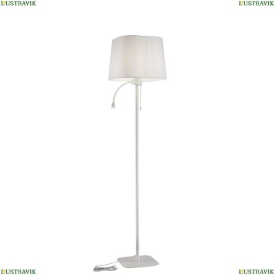 Торшер Z001FL-L3W-1W ★Maytoni, 1 x 60Вт☀, Белый► — Купить▼