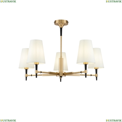Люстра H001CL-05BS ★Maytoni, 5 x 40Вт☀, Золото► — Купить▼