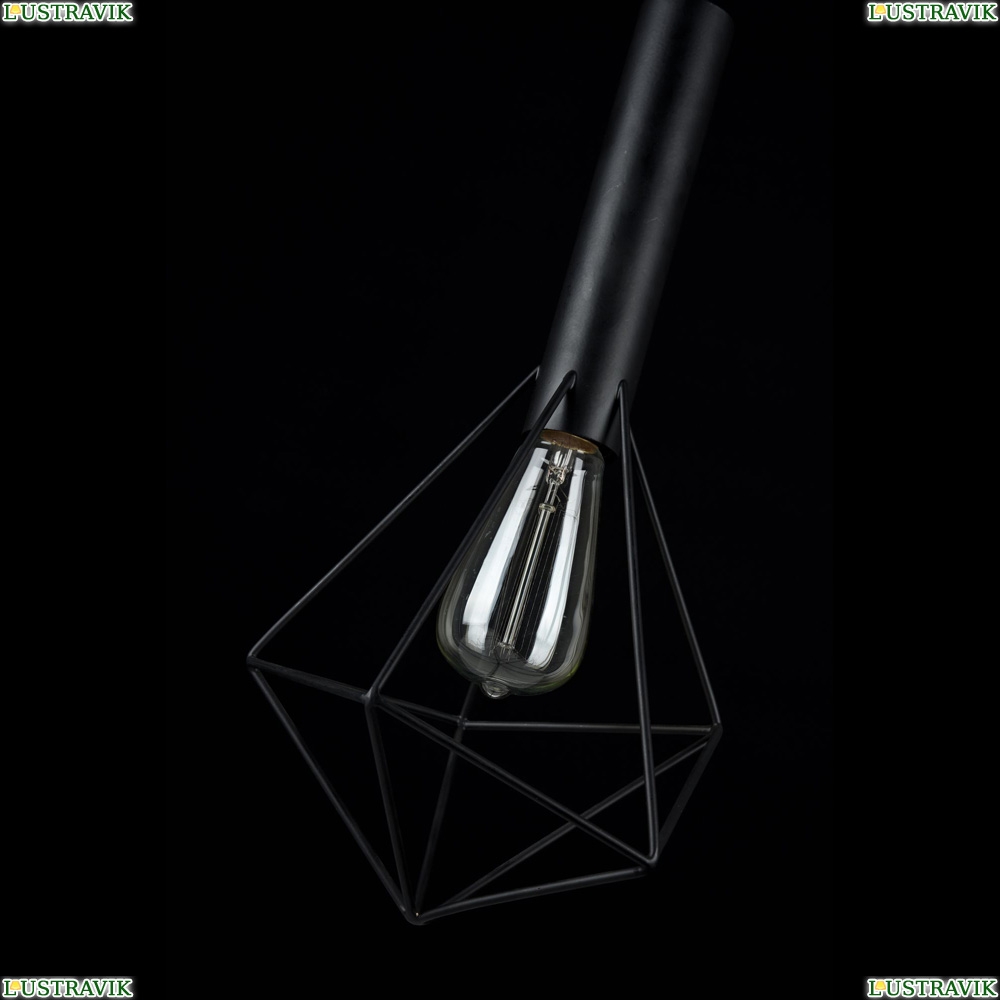 Подвес T021-01-B ★Maytoni, 1 x 60Вт☀, Черный► — Купить▼