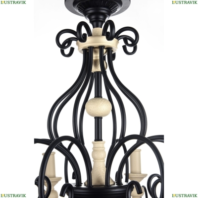 Люстра H631-PL-08-B ★Maytoni, 8 x 60Вт☀, Коричневый► — Купить▼