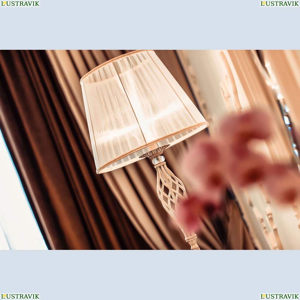Торшер ARM247-11-G ★Maytoni, 1 x 60Вт☀, Бежевый► — Купить▼