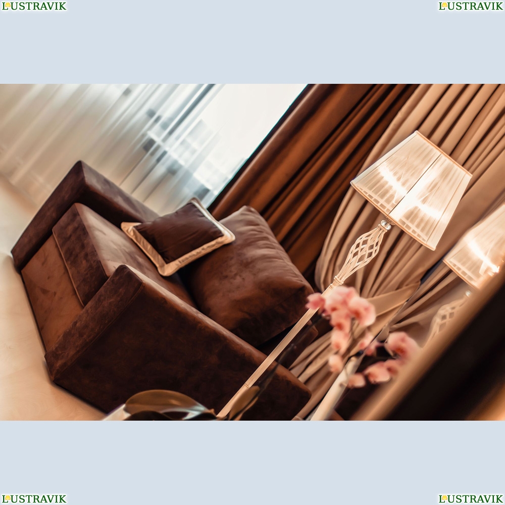 Торшер ARM247-11-G ★Maytoni, 1 x 60Вт☀, Бежевый► — Купить▼