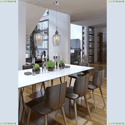 Люстра MOD044-PL-01-N ★Maytoni, 1 x 40Вт☀, Никель► — Купить▼