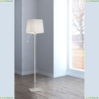Торшер Z001FL-L3W-1W ★Maytoni, 1 x 60Вт☀, Белый► — Купить▼