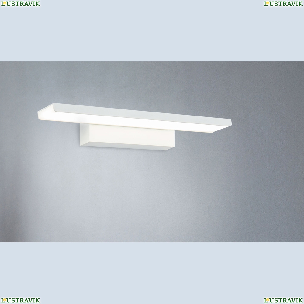 Подсветка для зеркал MIR005WL-L16W ★Maytoni, 1 x 16Вт☀, Белый► — Купить▼