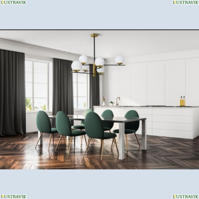 Светильник MOD048PL-06G ★Maytoni, 6 x 40Вт☀, Золото► — Купить▼