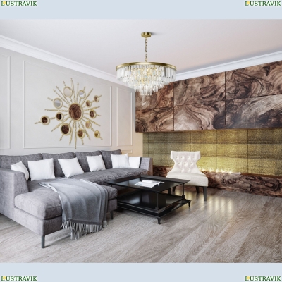 Люстра MOD085PL-12BS ★Maytoni, 12 x 40Вт☀, Золото► — Купить▼