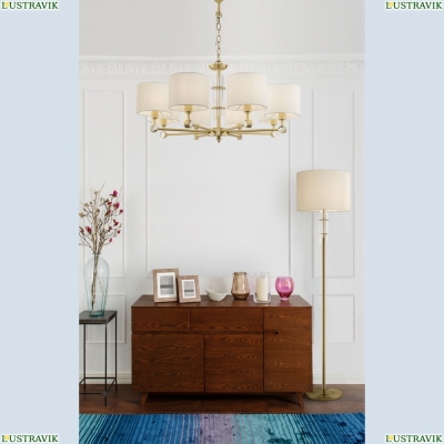 Торшер MOD088FL-01BS ★Maytoni, 1 x 60Вт☀, Золото► — Купить▼