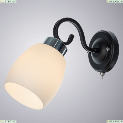 Бра A4505AP-1BK ★ Arte lamp — купить в интернет магазине ЛЮСТРАВИК☀