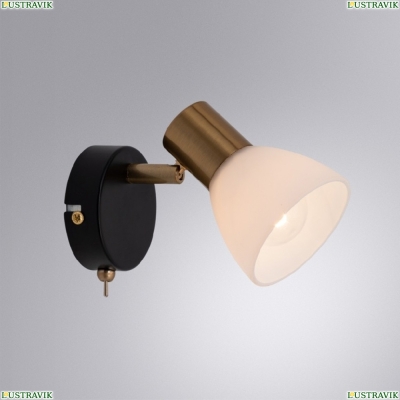 Спот A3117AP-1BK ★ Arte lamp — купить в интернет магазине ЛЮСТРАВИК☀