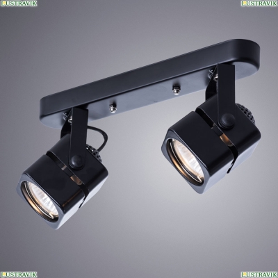Спот A1315PL-2BK ★ Arte lamp — купить в интернет магазине ЛЮСТРАВИК☀