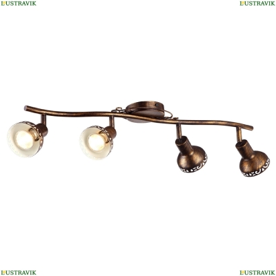 Спот A5219PL-4BR ★ Arte lamp — купить в интернет магазине ЛЮСТРАВИК☀