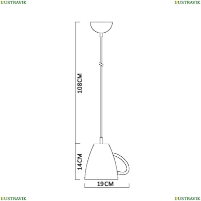 Светильник A6605SP-1RD ★ Arte lamp — купить в интернет магазине ЛЮСТРАВИК☀