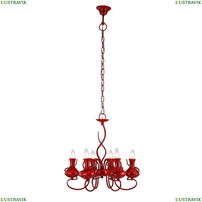 Люстру A6819LM-6RD ★ Arte lamp — купить в интернет магазине ЛЮСТРАВИК☀