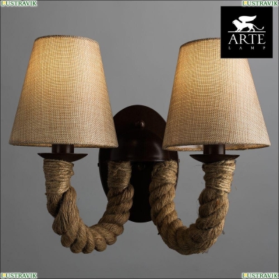 Бра A8958AP-2BR ★ Arte lamp — купить в интернет магазине ЛЮСТРАВИК☀