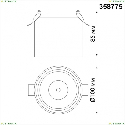 Светильник 358775 ★ Novotech — купить в интернет магазине ЛЮСТРАВИК☀