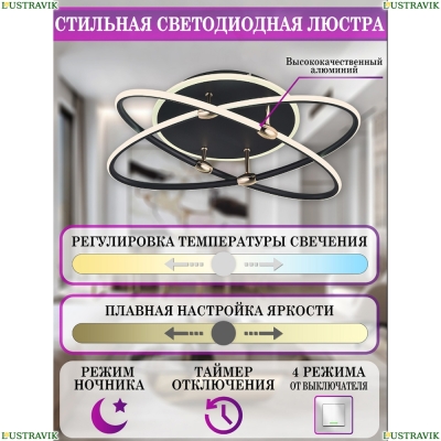Люстру LED LAMPS 81235 ★ Natali Kovaltseva — купить в интернет магазине ЛЮСТРАВИК☀