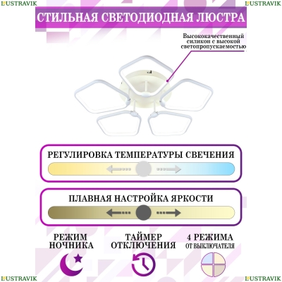 Люстру LED LAMPS 81209 ★ Natali Kovaltseva — купить в интернет магазине ЛЮСТРАВИК☀