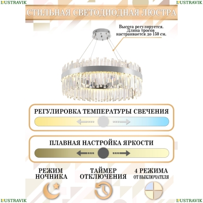 Люстру LED LAMPS 81273 ★ Natali Kovaltseva — купить в интернет магазине ЛЮСТРАВИК☀