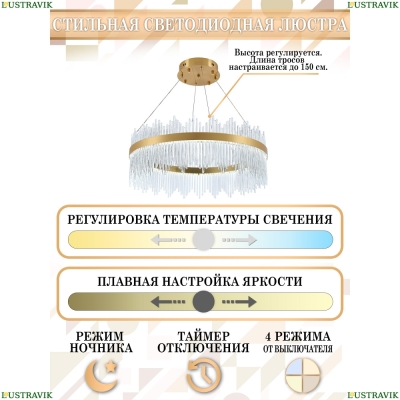 Люстру LED LAMPS 81262 ★ Natali Kovaltseva — купить в интернет магазине ЛЮСТРАВИК☀