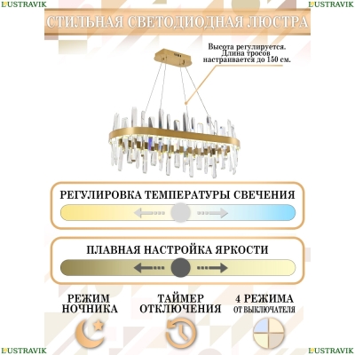 Люстру LED LAMPS 81258 ★ Natali Kovaltseva — купить в интернет магазине ЛЮСТРАВИК☀