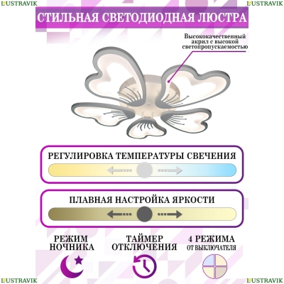 Люстру LED LAMPS 81214 ★ Natali Kovaltseva — купить в интернет магазине ЛЮСТРАВИК☀