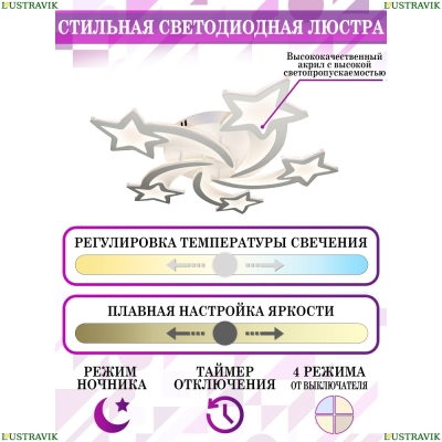 Люстру LED LAMPS 81213 ★ Natali Kovaltseva — купить в интернет магазине ЛЮСТРАВИК☀