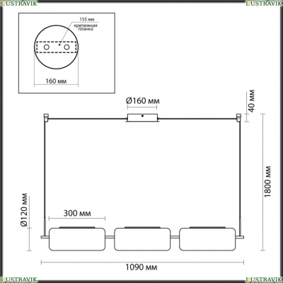 Светильник 5003/30L ★ Odeon Light — купить в интернет магазине ЛЮСТРАВИК☀
