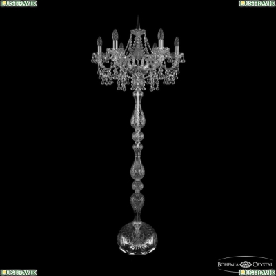 Торшер 1409T1/6/195-160 Ni ★ Bohemia Ivele Crystal — купить в интернет магазине «ЛЮСТРАВИК»☀