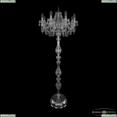Торшер 1403T1/8/195-160 Ni ★ Bohemia Ivele Crystal — купить в интернет магазине «ЛЮСТРАВИК»☀