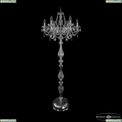 Торшер 1411T1/6/195-165 Ni ★ Bohemia Ivele Crystal — купить в интернет магазине «ЛЮСТРАВИК»☀