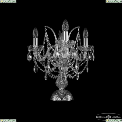 Настольная лампа 1411L/3/141-39 Ni ★ Bohemia Ivele Crystal — купить в интернет магазине «ЛЮСТРАВИК»☀