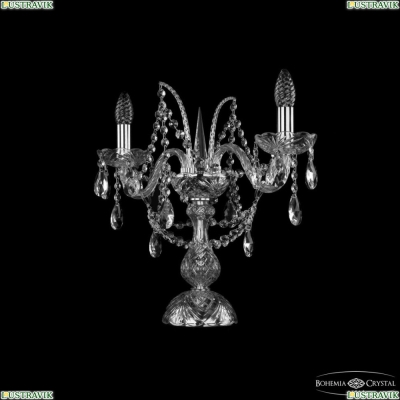 Настольная лампа 1411L/2/141-39 Ni ★ Bohemia Ivele Crystal — купить в интернет магазине «ЛЮСТРАВИК»☀