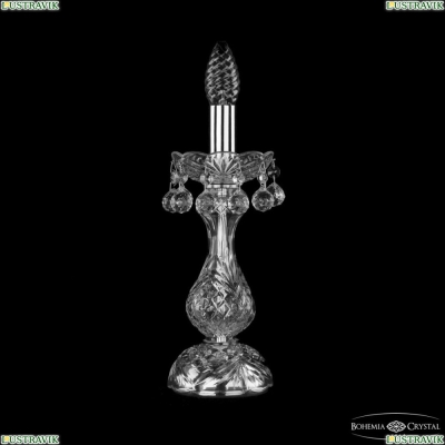 Настольная лампа 1409L/1-31 Ni ★ Bohemia Ivele Crystal — купить в интернет магазине «ЛЮСТРАВИК»☀