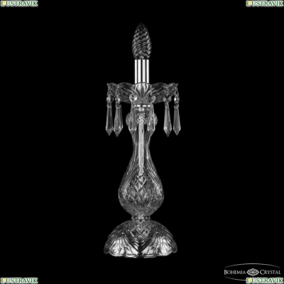 Настольная лампа 1403L/1-35 Ni ★ Bohemia Ivele Crystal — купить в интернет магазине «ЛЮСТРАВИК»☀