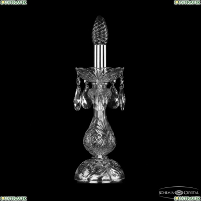Настольная лампа 1402L/1-31 Ni ★ Bohemia Ivele Crystal — купить в интернет магазине «ЛЮСТРАВИК»☀