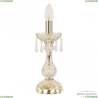 Настольная лампа 104L/1-27 G ★ Bohemia Ivele Crystal — купить в интернет магазине «ЛЮСТРАВИК»☀