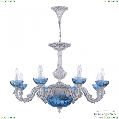 Люстра AL79101P/8/250 WMN P Aquamarine/M-1G ★ Bohemia Ivele Crystal — купить в интернет магазине «ЛЮСТРАВИК»☀