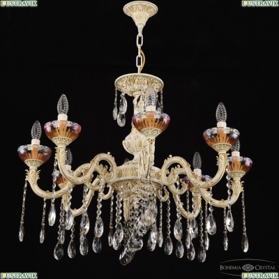Люстра AL79101/8/250 A WMG P Shampan/M-1G ★ Bohemia Ivele Crystal — купить в интернет магазине «ЛЮСТРАВИК»☀