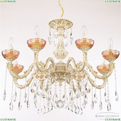 Люстра AL79101/8/250 A WMG P Shampan/M-1G ★ Bohemia Ivele Crystal — купить в интернет магазине «ЛЮСТРАВИК»☀