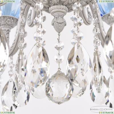 Люстра AL79101/6/175 A WMN P Aquamarine/M-1H ★ Bohemia Ivele Crystal — купить в интернет магазине «ЛЮСТРАВИК»☀