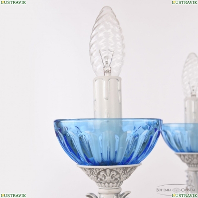 Люстра AL79101/6/175 A WMN P Aquamarine/M-1H ★ Bohemia Ivele Crystal — купить в интернет магазине «ЛЮСТРАВИК»☀