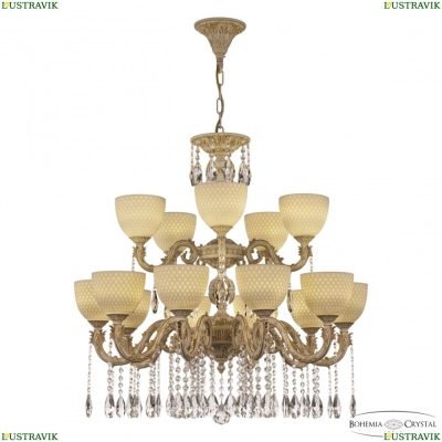 Люстра AL79101/10+5/250/2D A WMG P1 U Wave ★ Bohemia Ivele Crystal — купить в интернет магазине «ЛЮСТРАВИК»☀